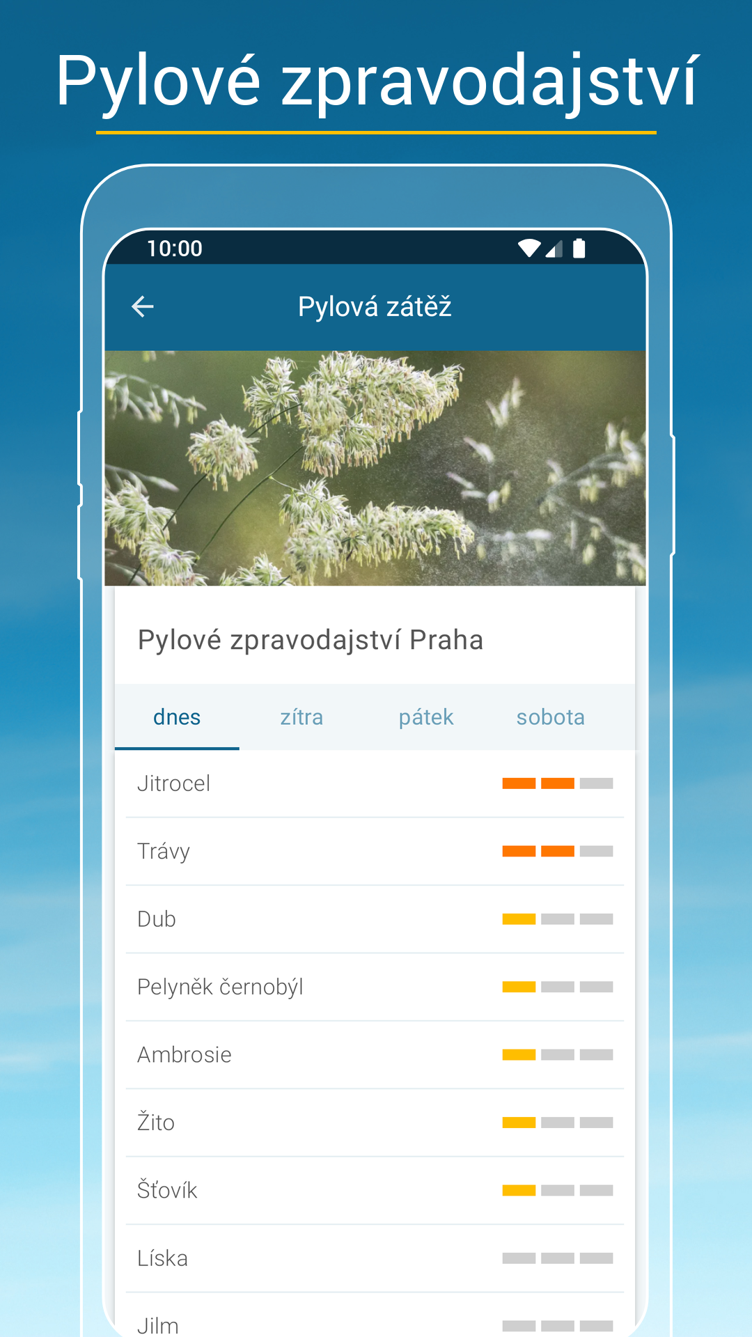 Aplikace Počasí & Radar pro iOS a Android